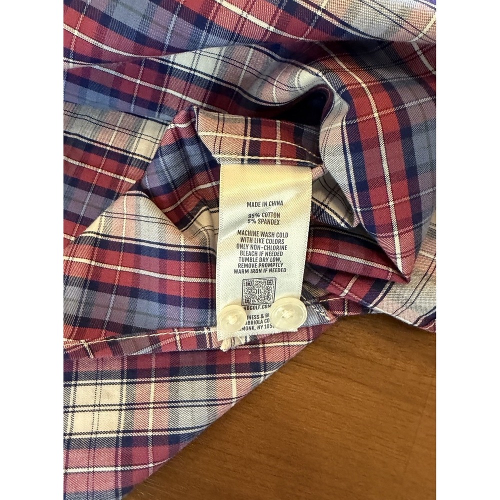 Holderness Bourne Shirt Plaid The Andrews Stretch Button Down NWT Men's Size XL - Picture 14 of 16
